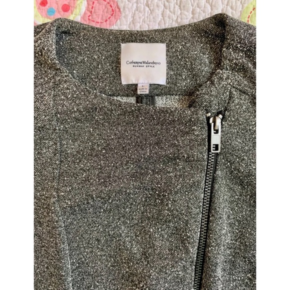 CATHERINE MALANDRINO Asymmetrical Full Zip Blazer - Picture 2 of 5